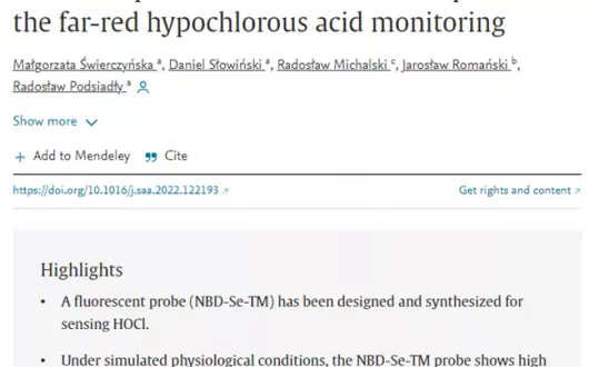 pierwsza strona artulułu w SAA