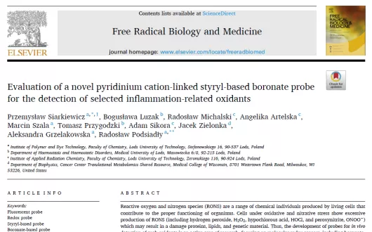 A. Sikora, R. Michalski - Free Radical Biology and Medicine 212 2024