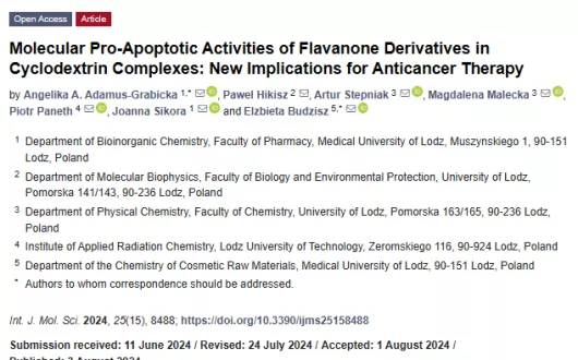 Adamus Grabicka et al - J mol Sci 25 2024