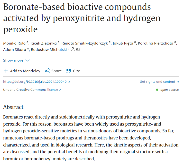 Rola et al - Redox Biochem and Chem - 10 2024